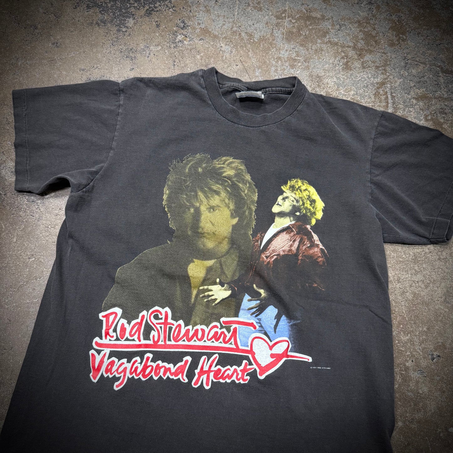 Vintage 1991 Rod Stewart Tour Band T-Shirt