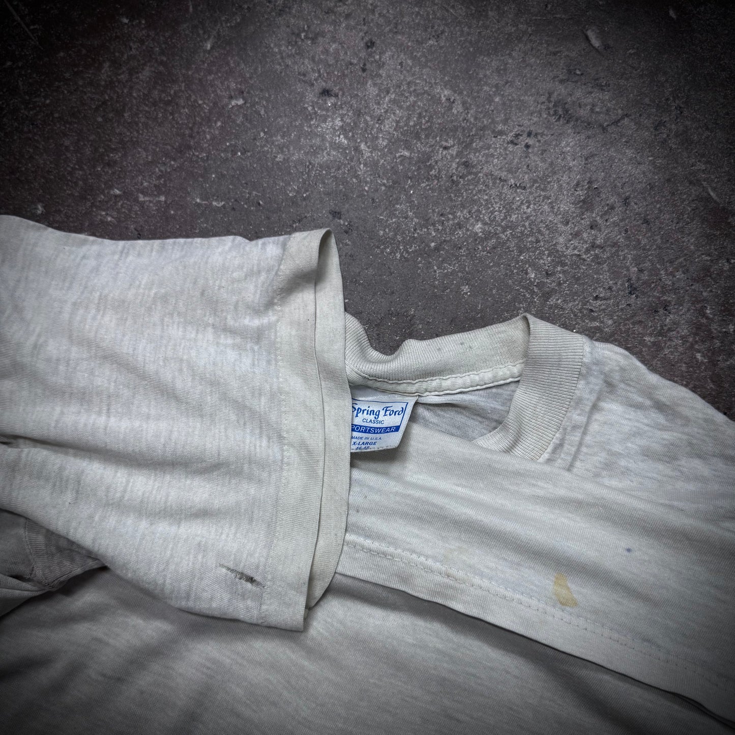 Vintage Faded 80s Robert Plant Tour Paper Thin Band Tee