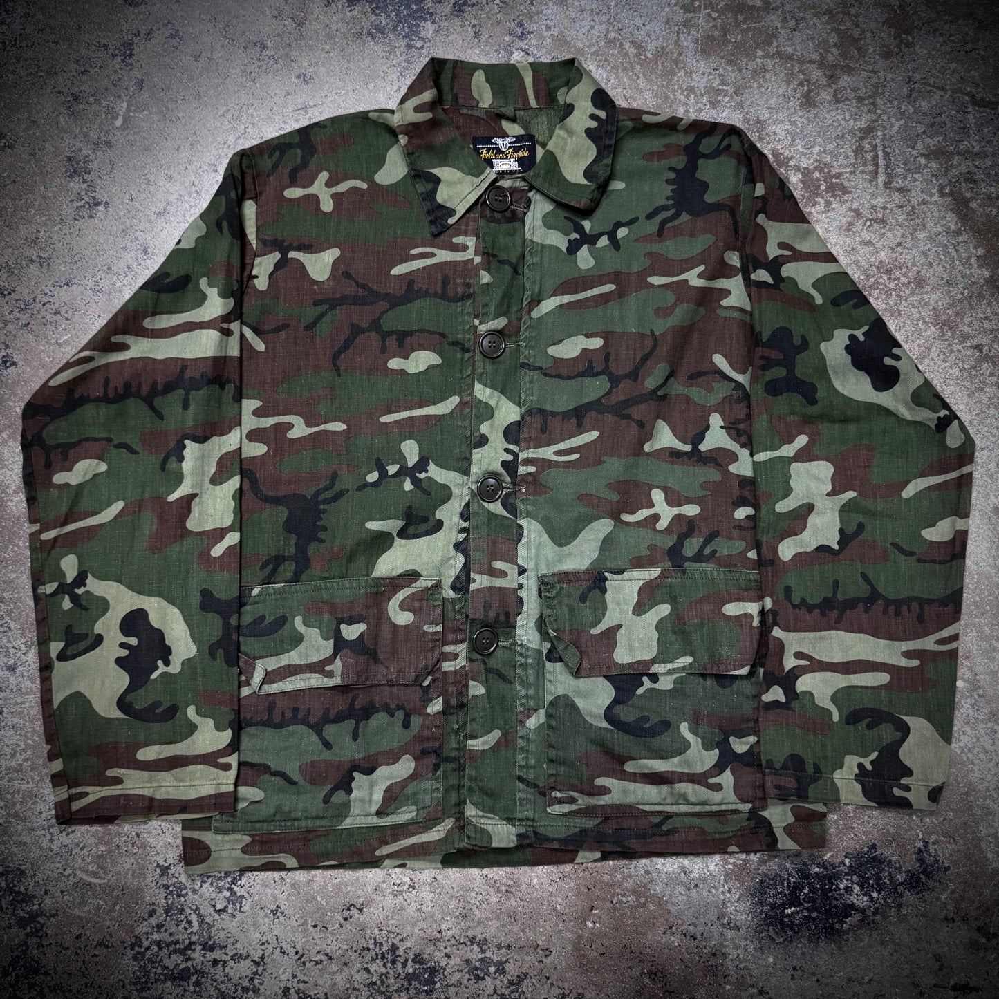 Vintage 60s Camo Chore Shacket