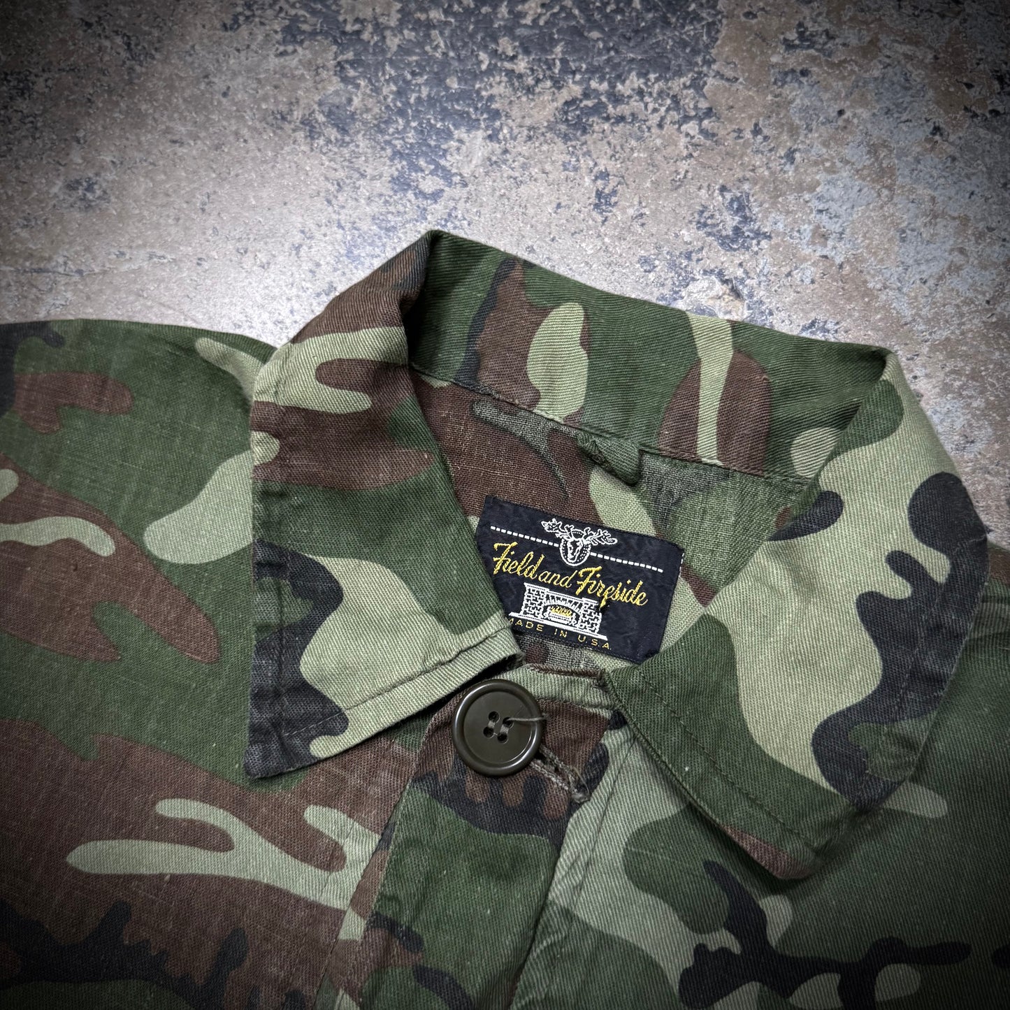 Vintage 60s Camo Chore Shacket