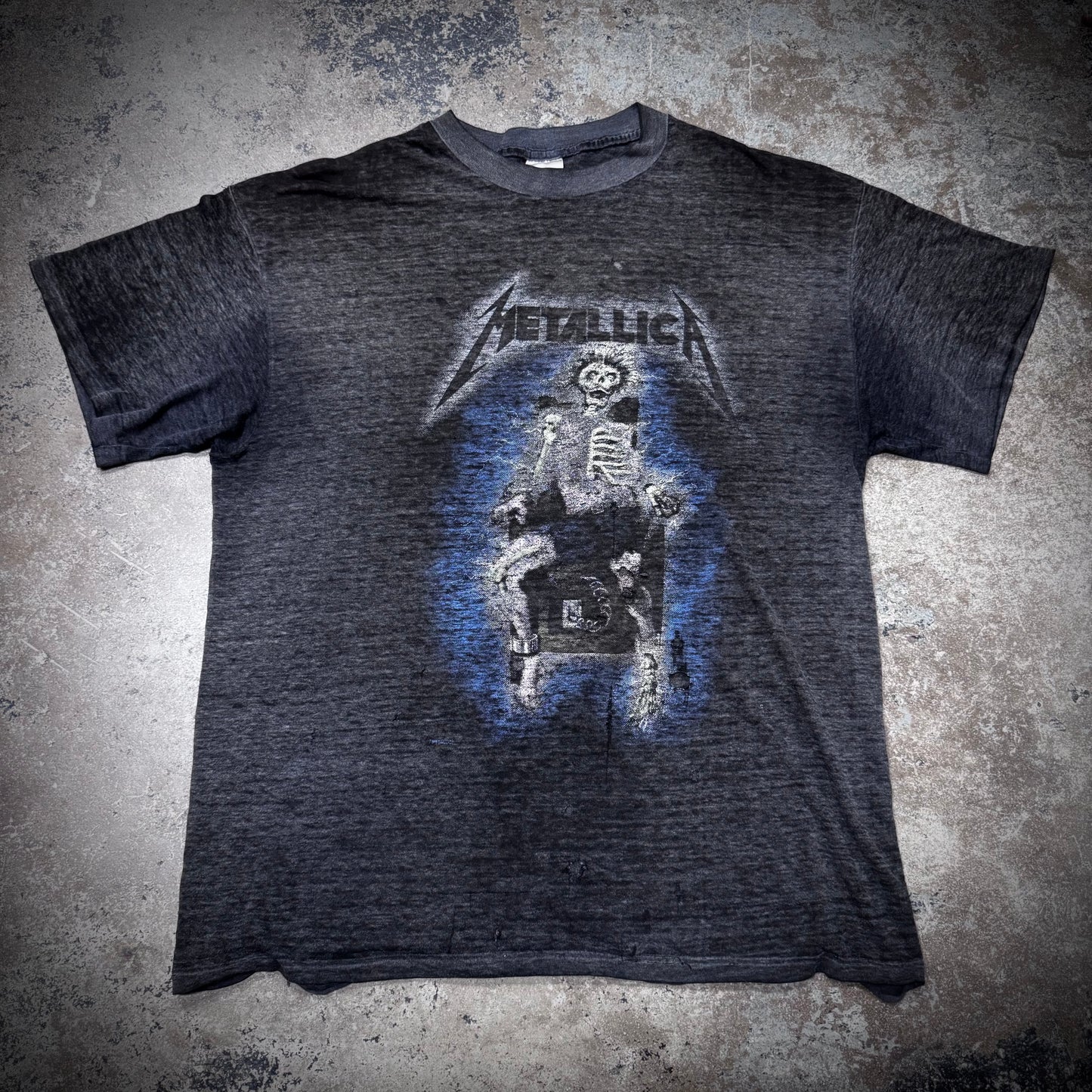 Vintage 80s Metallica Kill Em All Paper Thin Band Tee