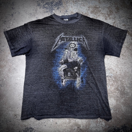 Vintage 80s Metallica Kill Em All Paper Thin Band Tee