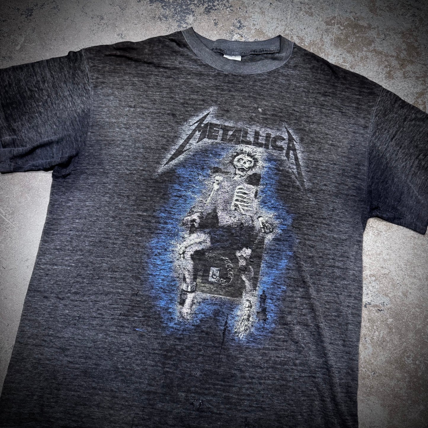 Vintage 80s Metallica Kill Em All Paper Thin Band Tee