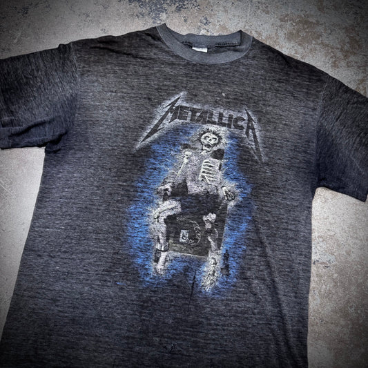 Vintage 80s Metallica Kill Em All Paper Thin Band Tee