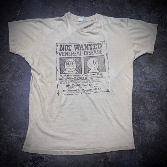 Vintage 70s Distressed Venereal Disease T-Shirt