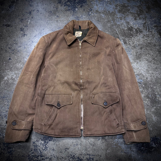 Vintage 50s Brown Whipcord Jacket