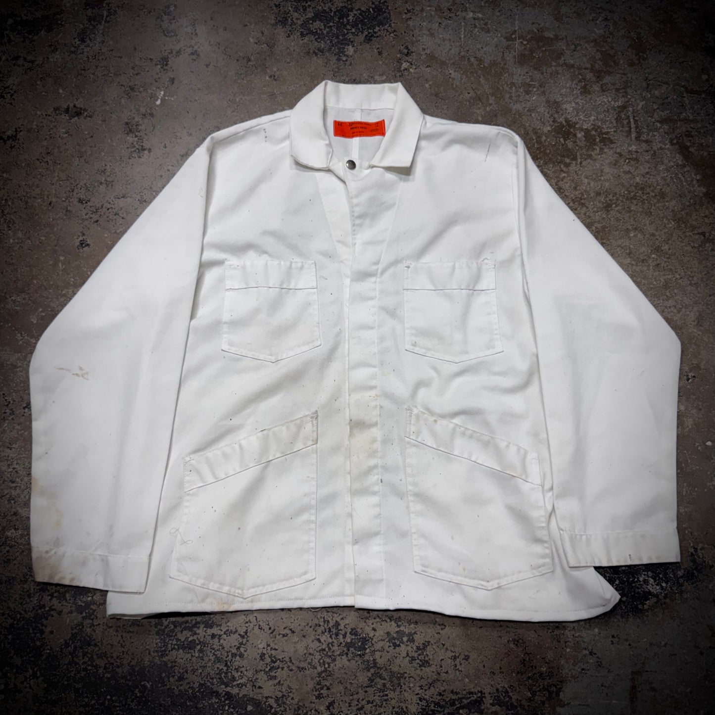 Vintage 70s Donut Button Lightweight Chore Jacket