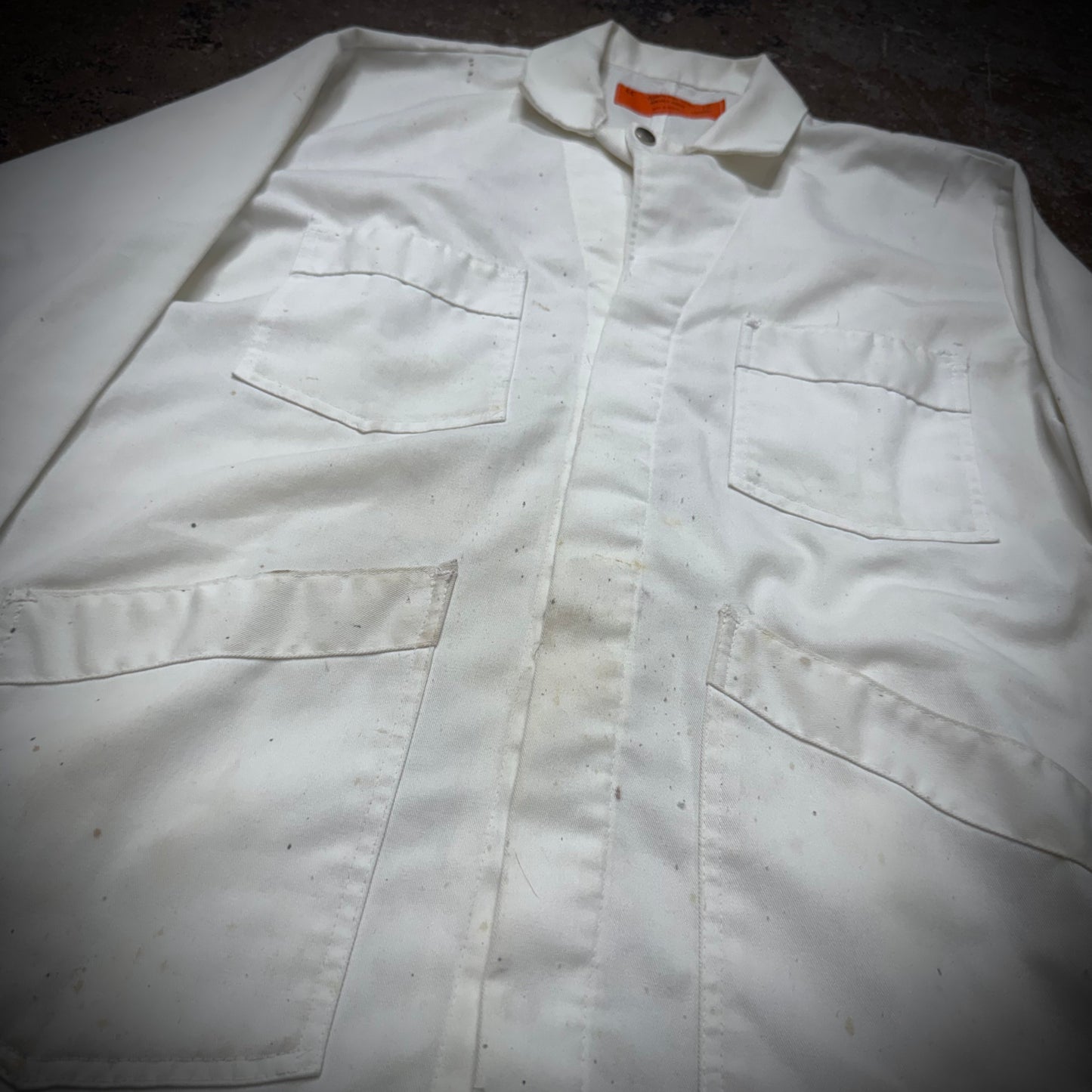 Vintage 70s Donut Button Lightweight Chore Jacket