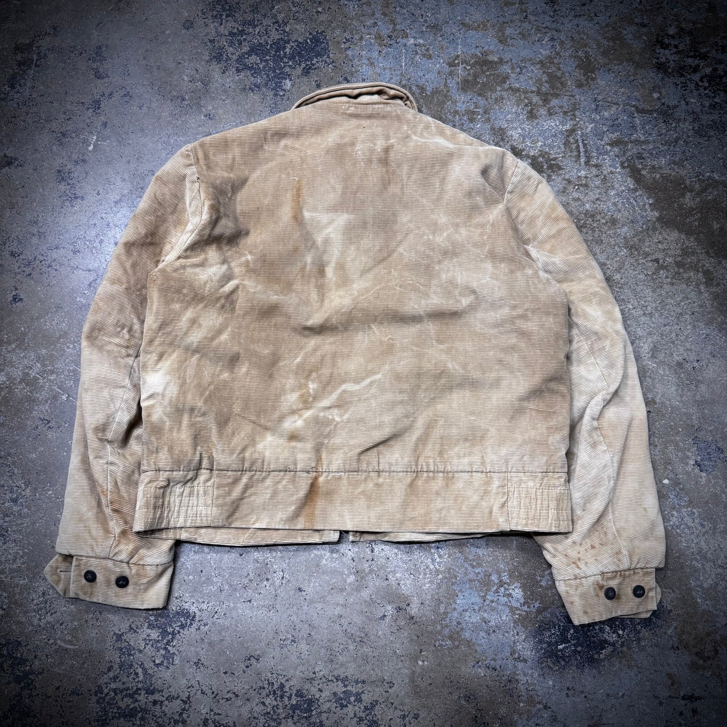 Vintage 50s Faded Tan Workwear Jacket